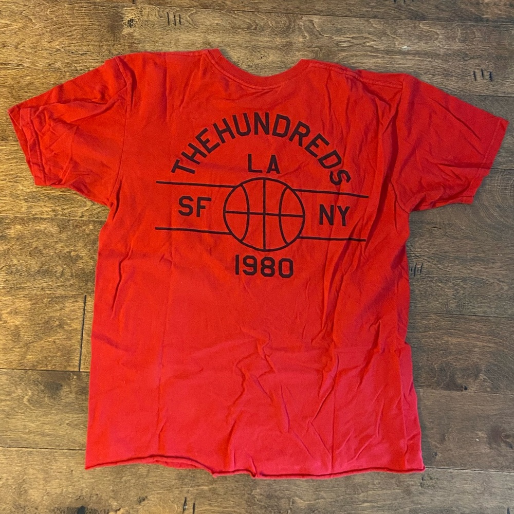 The Hundreds Ball Tee in Red